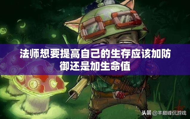 法师想要提高自己的生存应该加防御还是加生命值