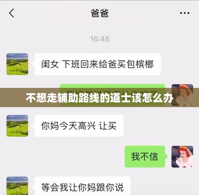 不想走辅助路线的道士该怎么办